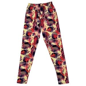 Agnes and Dora Printed Leggings Womens Size XL‎ Stretch Pull On NWT